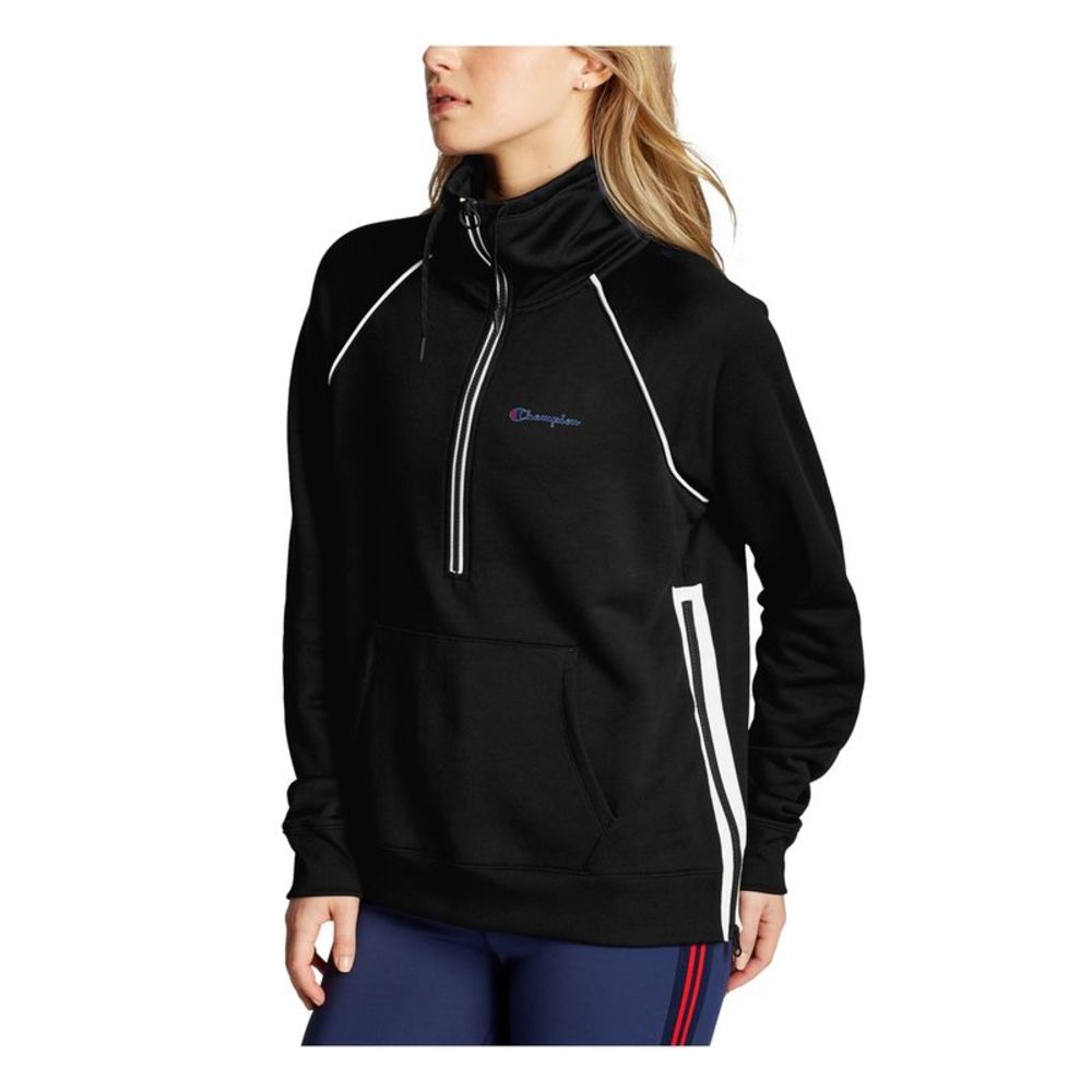 CHAMPION Womens Black Zip Up Jacket Size: S